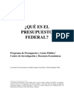 Que Es El Presupuesto Federal