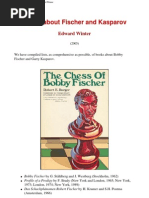 Edward Winter - Books About Fischer and Kasparov PDF