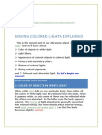 Mixing Colored Lights Explained