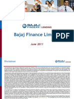 Bajaj Finance Limited: June 2011