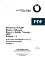 Flexent /autoplex Wireless Networks Executive Cellular Processor (ECP) Release 22.0