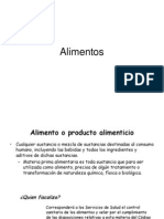 Alimentos - Definiciones