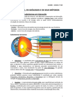 1 - A Geologia, Os Geólogos e Os Seus Métodos