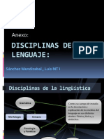 Disciplinas Del Lenguaje