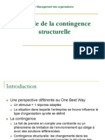 Ecole de La Contingence Structurelle