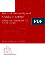 Network Neutrality and Quality of Service - Executive Summary