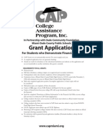 HS CAP Grant App