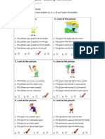 Sports Listening Test Answers