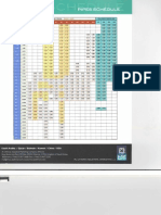 Pipes Schedule