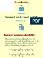 Transport No. & Kohlrausch Law