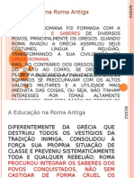 A Educação Na Roma Antiga