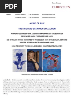 A Kind of Blue The Siggi and Sissy Loch Collection: For Immediate Release