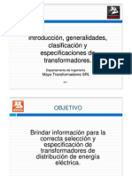 Introducción Transformadores