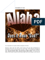 Allah Is Not God The Koran Is Not The Word of God