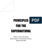 Principles For The Supernatural