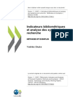 Indicateurys Bibliométriques Et Analyse de Système de Recherche