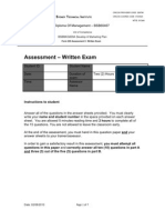 BSBMKG609A Develop Marketing Plan Form 205 Assessment C Written Exam