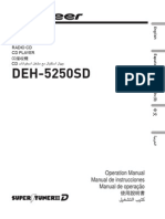 Operating Manual (Deh-5250sd) - Eng - Esp - Por