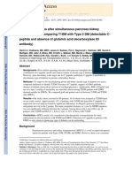 Allograft Outcomes After Simultaneous Pancreas Kidney Transplantation Comparing T1DM With Type 2 DM