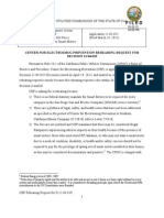 CEP Rehearing Request SDG&E Opt-Out 5.22.12