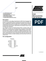 8-Bit Microcontroller With 2K Bytes Flash AT89C2051: Features