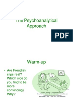 The Psychoanalytical Approach