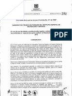 Resolución Distrito Revoca Contrato de Mandato Con Corpotaurina