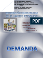 Estimación de La Demanda en El Ámbito Petrolero