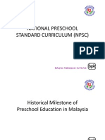 National Preschool Standard Currciculum