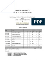 KANNUR UNIVERSITY BTech S8 CE. Syllabus