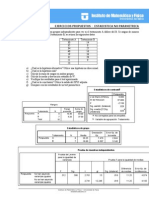 Ejercicios de Estadística No Parametrica