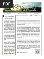 RCBKS Bulletin Vol 20 No 37