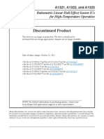 Discontinued Product: Ratiometric Linear Hall Effect Sensor Ics For High-Temperature Operation