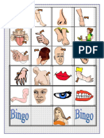 Bingo - Partes Del Cuerpo