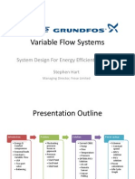 Variable Flow Systems: System Design For Energy Efficient Pumping