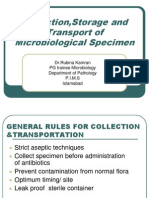 1-Collection, Storage and Transportataion of Microbiological