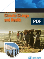 WHO Gender Climate Change and Health