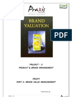 Frooti - Brand Valuation