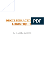 Droit Des Activités Logistiques Axe I - Support Marghich