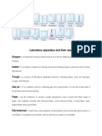 Laboratory Apparatus and Their Uses