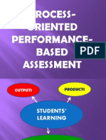 Process-Oriented Performance-Based Assessment Part 1