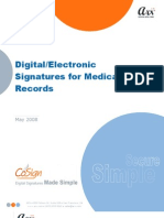 Electronic Signatures Medical Records