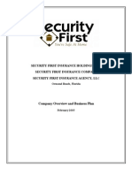 03F Security First Overview and Business Plan