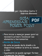 Guía de Aprendizaje de Power Point