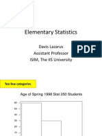 Elementary Statistics