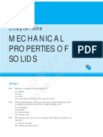 Mechanical Properties of Solids: © Ncert Not To Be Republished