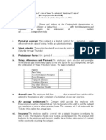 Specimen Work Agreements UAE