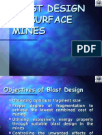 Blast Design in Surface Mines