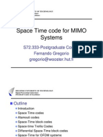 Space Time Codes For MIMO