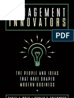 Management Innovators The People and Ideas That Have Shaped Modern Business 9780195117059